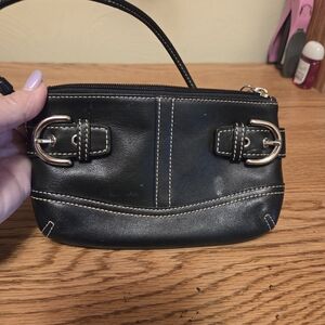 Black Leather Women's Bag